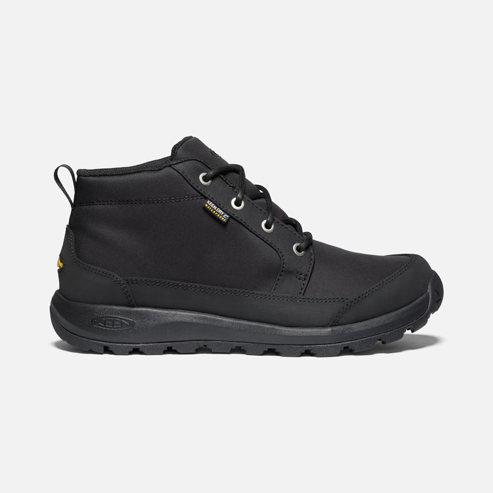 Keen Chukka Bot Erkek Siyah - Glieser Nylon Waterproof - Türkiye XONC37806